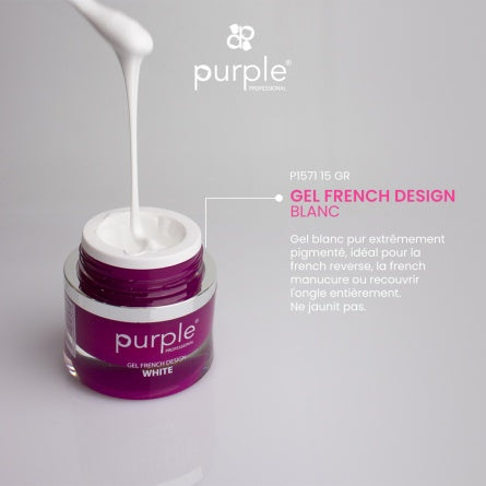 Gel French Design - blanc